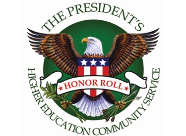 The president's higher education community service logo