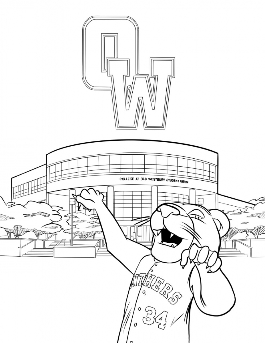 college mascot coloring pages