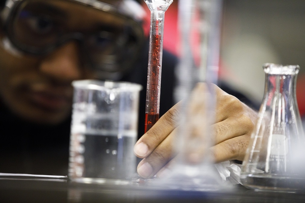 Research with test tubes