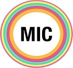 Circular MIC logo with colorful borders