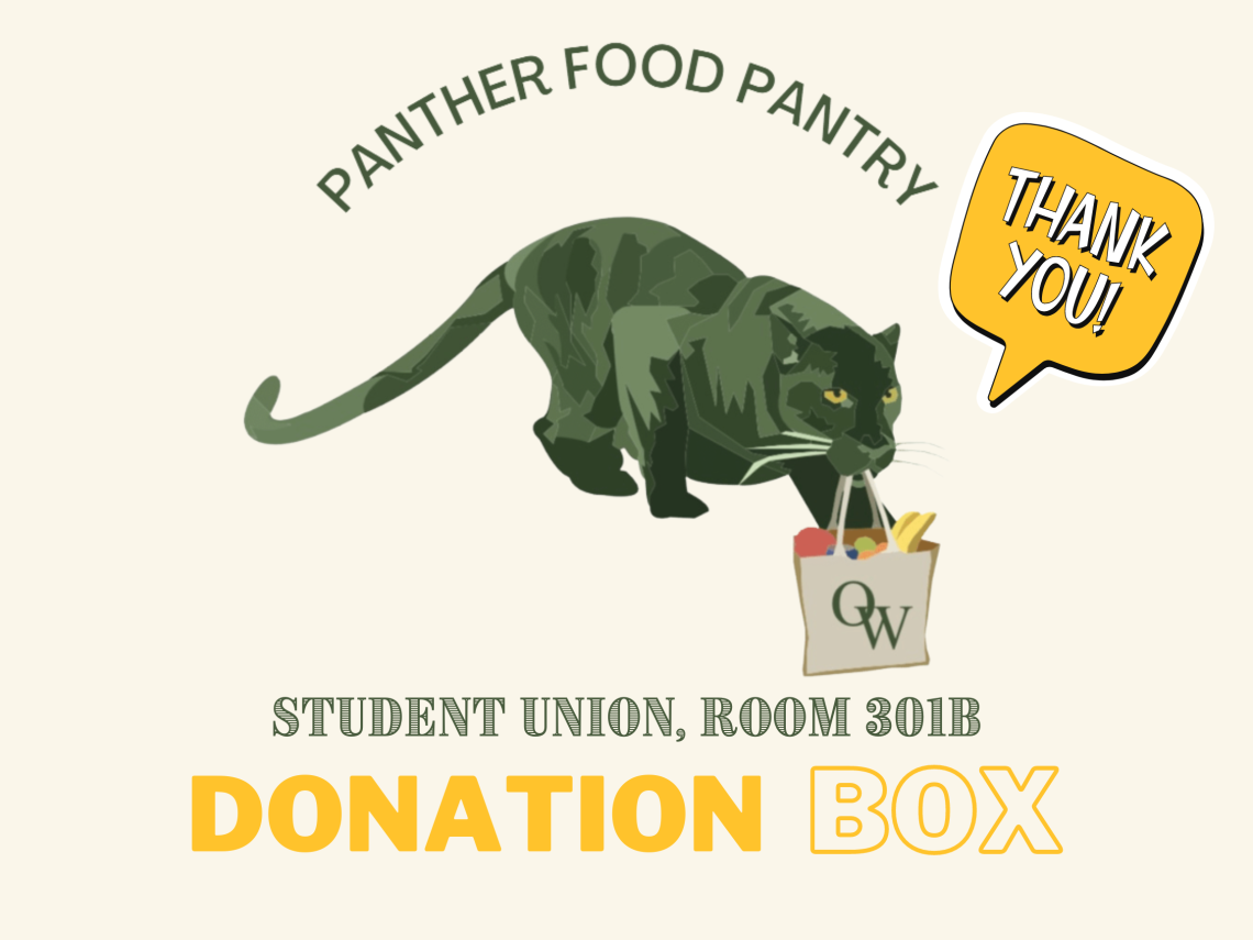 Panther Pantry Donation Sign