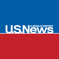 Red and blue square with "U.S.News" written in white
