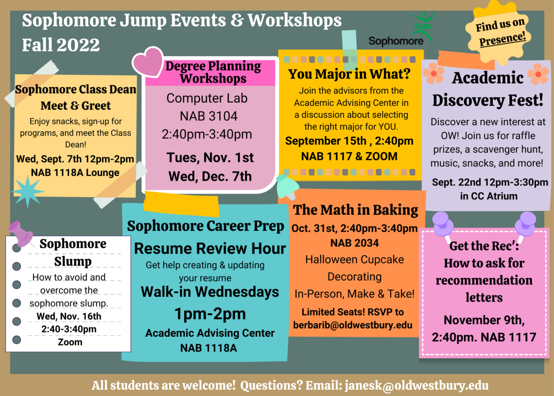 Jump Schedule