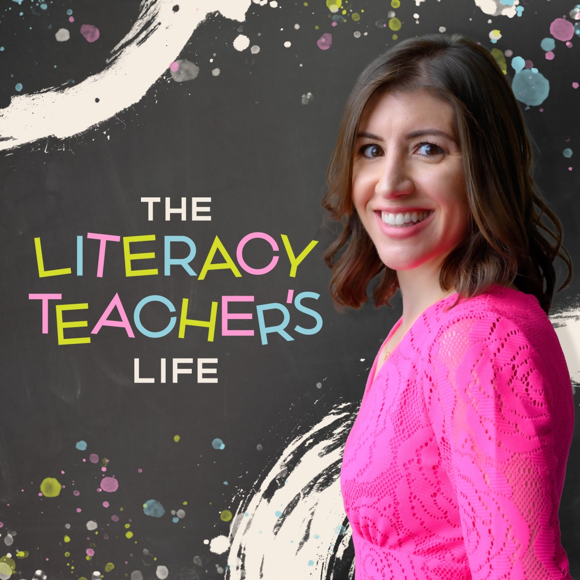 Dr. Elizabeth Morphis next to text saying The Literacy Teacher's Life