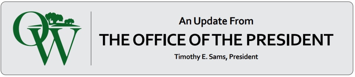 Title for Update Newsletter from President's Office