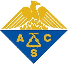 American Chemical Society logo in gold and blue