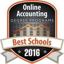 Online accounting best schools logo