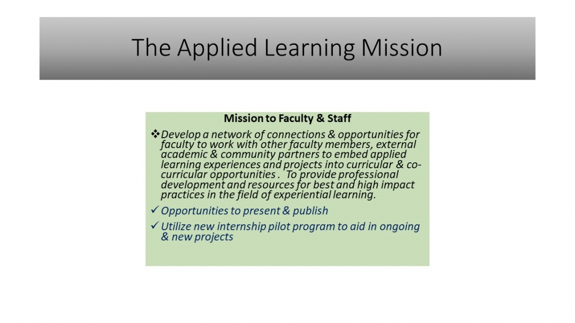 Applied learning vision