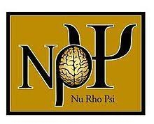 Nu Rho Si honor society gold logo