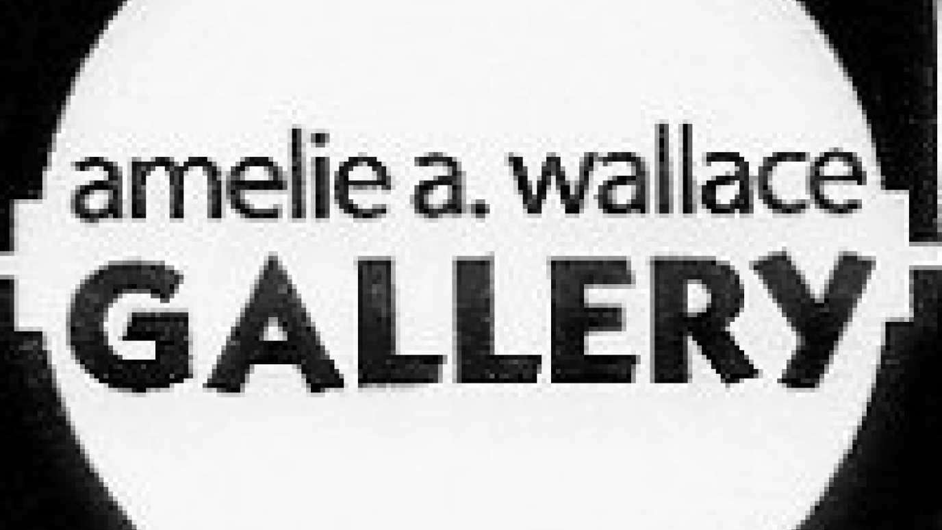 Black-and-white gallery logo