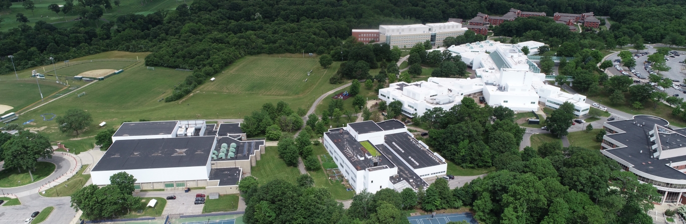 Aerial view of campus