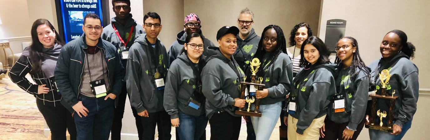 STEP student researchers at 2019 conference