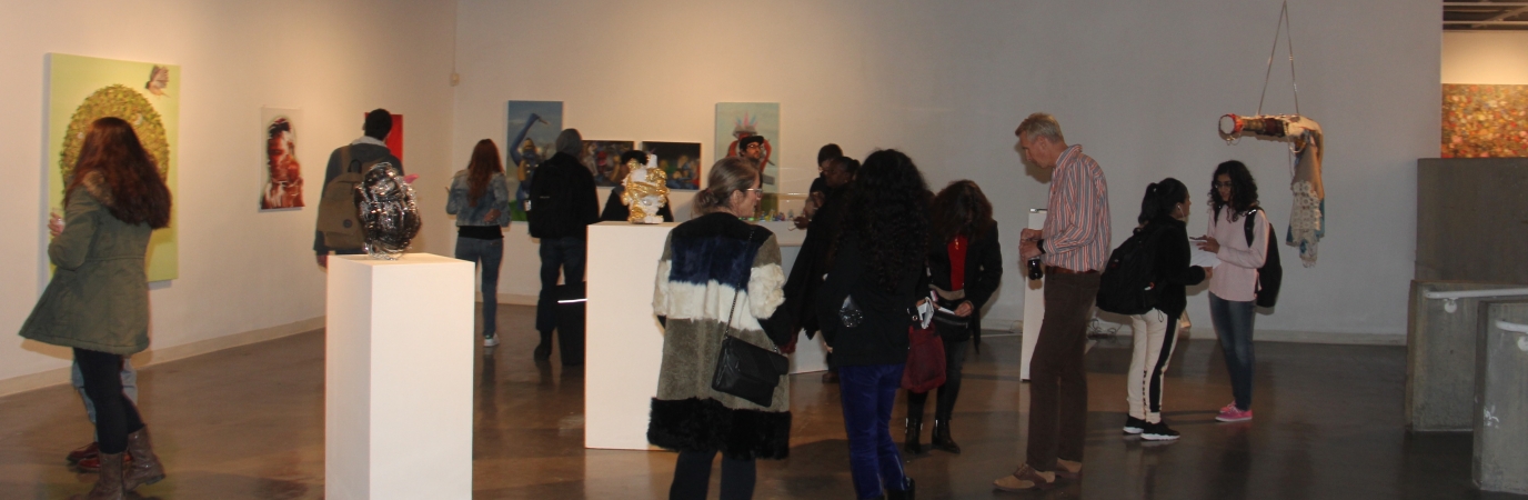 Crowd during exhibition in the Gallery