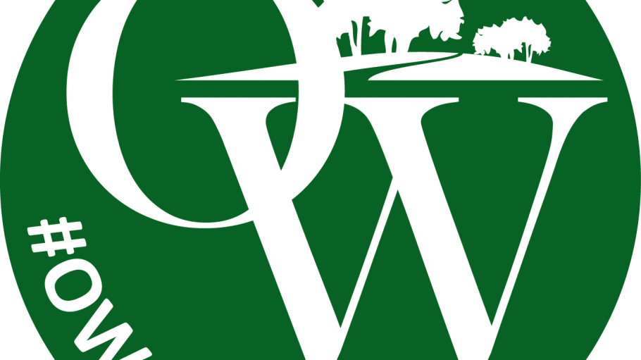 hashtag owmade logo in green and white