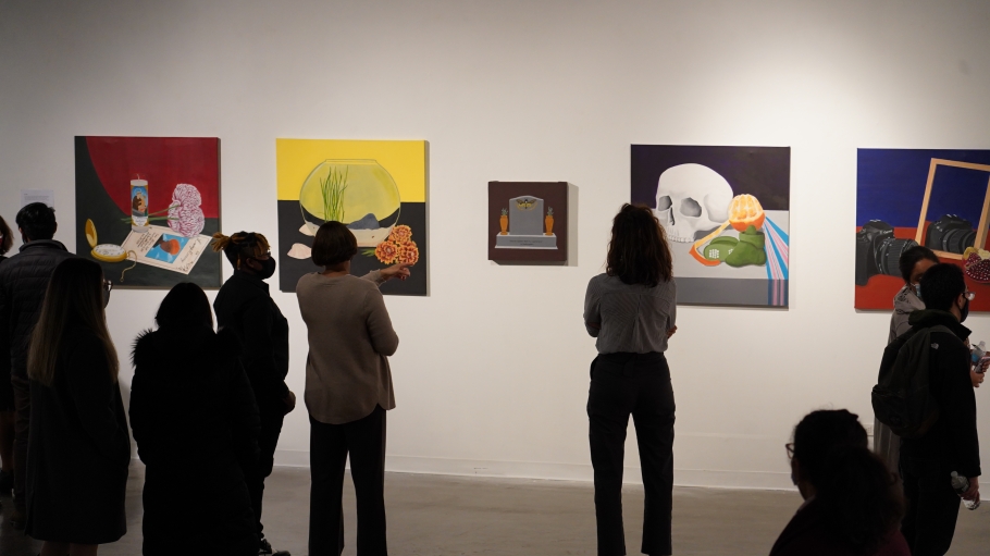 Student Showcase at Art Gallery