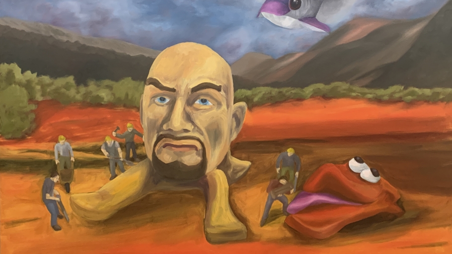 A painting by Fred Fleisher