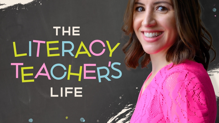 Dr. Elizabeth Morphis next to text saying The Literacy Teacher's Life