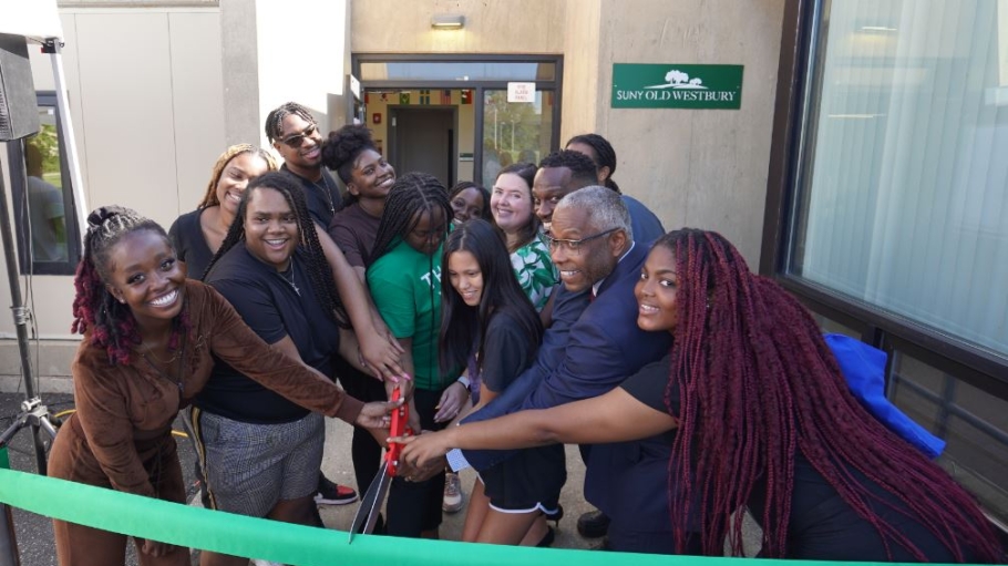 Ribbon cutting for Multicultural Center