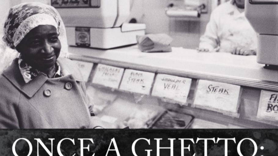 Black and white photo of African-American women in a NYC deli