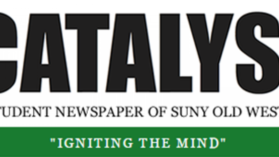 green and black logo reading Catalyst Student Newspaper