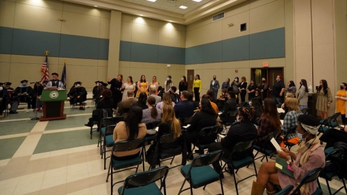 Students assemble for the 2022 Honors Convocation