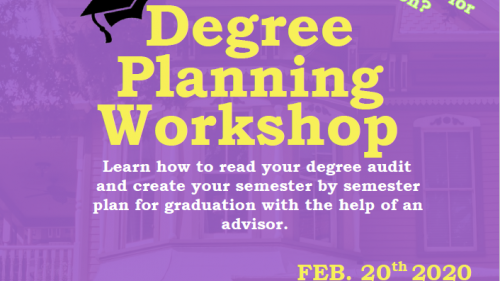 Degree Planning Workshop Flyer