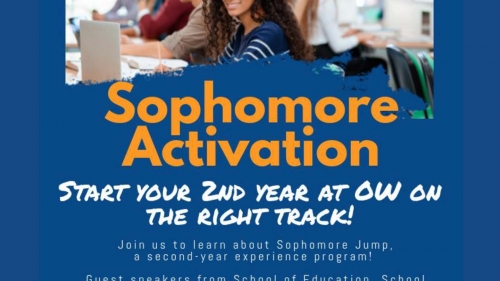 Sophomore Activation Flyer