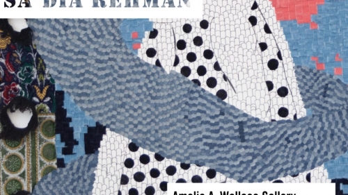 Art exhibition at the Amelie A. Wallace Gallery at SUNY Old Westbury