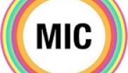 MIC logo with colorful borders