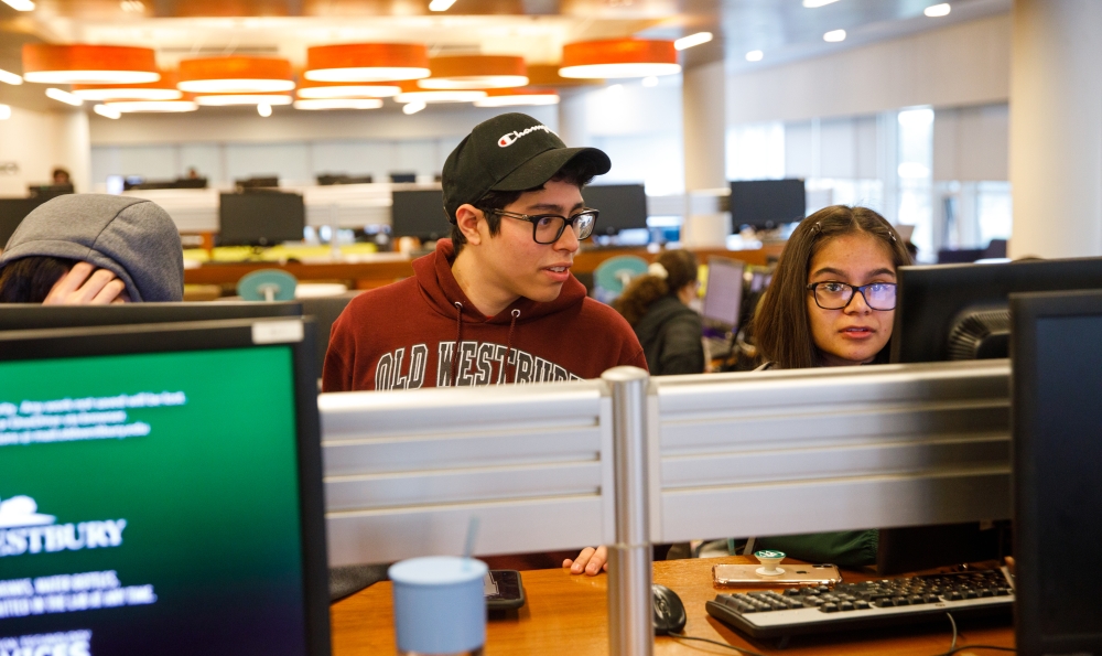 campus - students - library