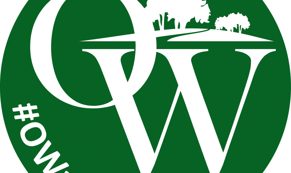 hashtag owmade logo in green and white