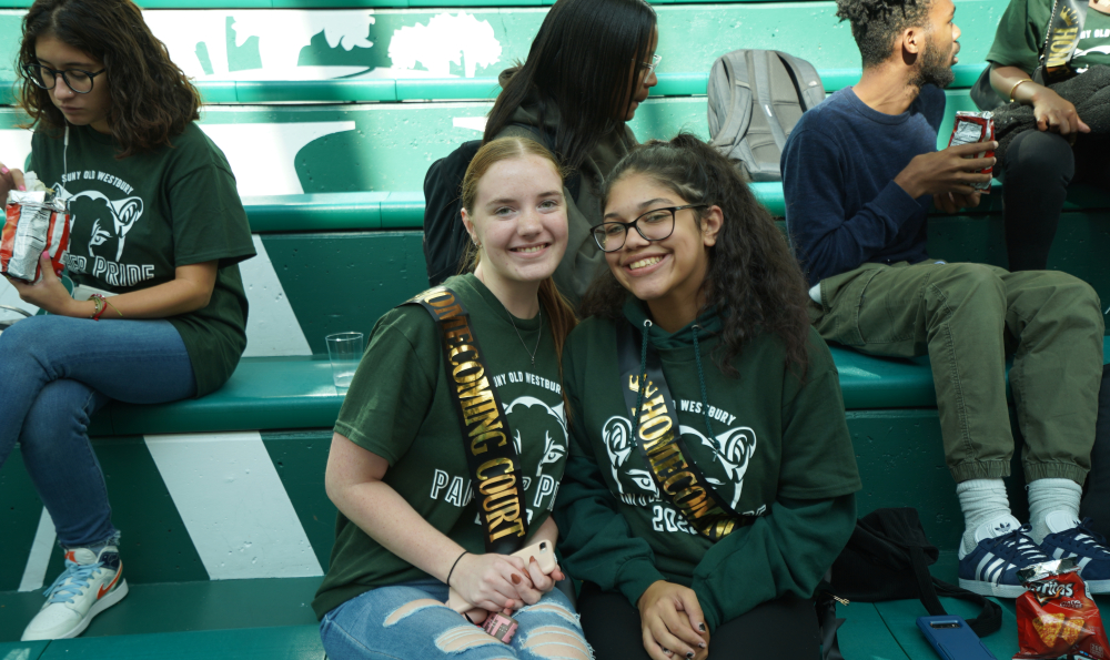 Two Females Panther Pride Homecoming Court